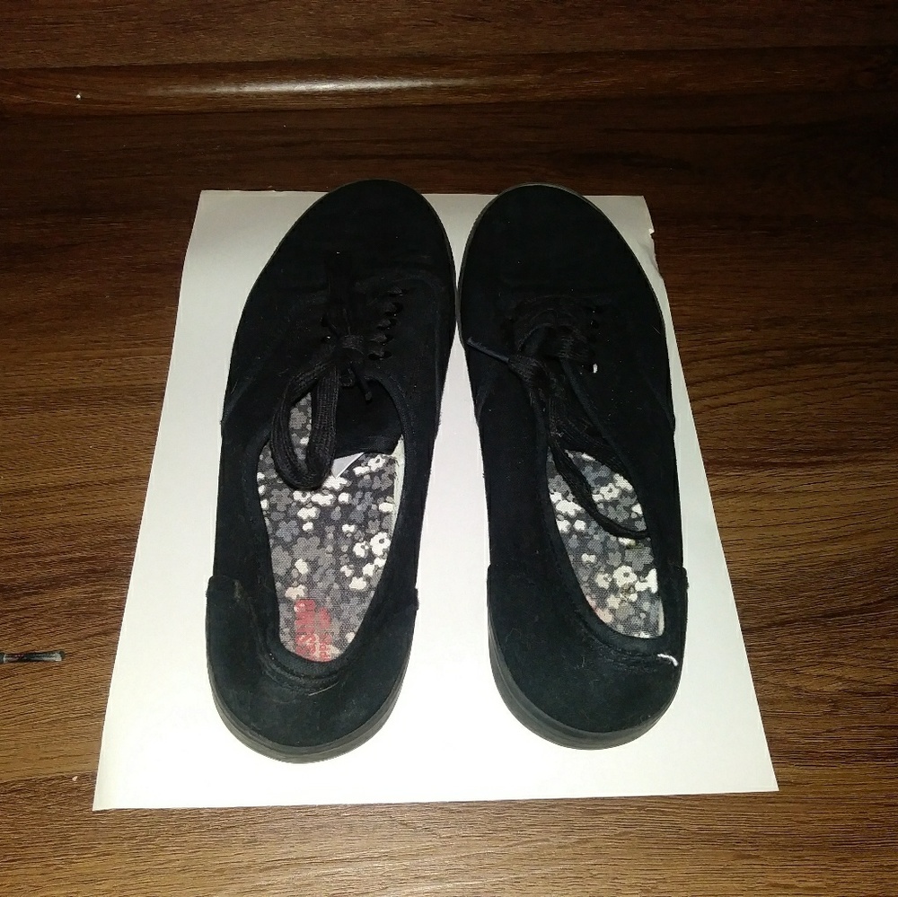 BLACK SHOES sneaker comfy casual